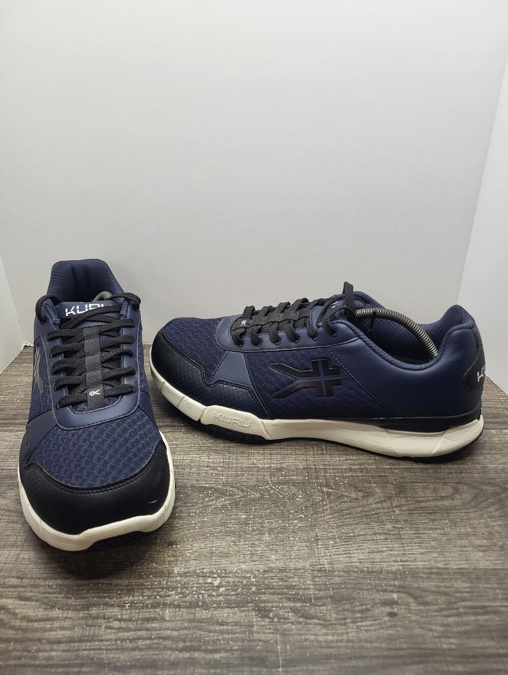 Kuru Quantum 2 Shoes Indigo Blue Slate Gray Sneakers Walking Running Mens 12